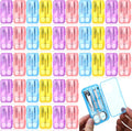 50 Sets Nail Clipper Set 4 in 1 Manicure Kit Bulk Adult Metal Travel Fingernail Manicure Set with Case Individually