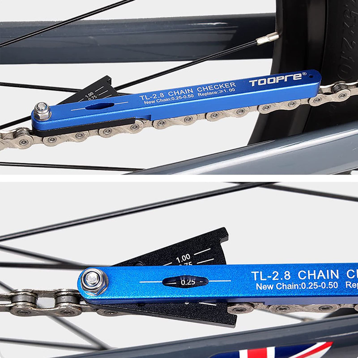 Bike Chain Checker Tool for All Bike Chains
