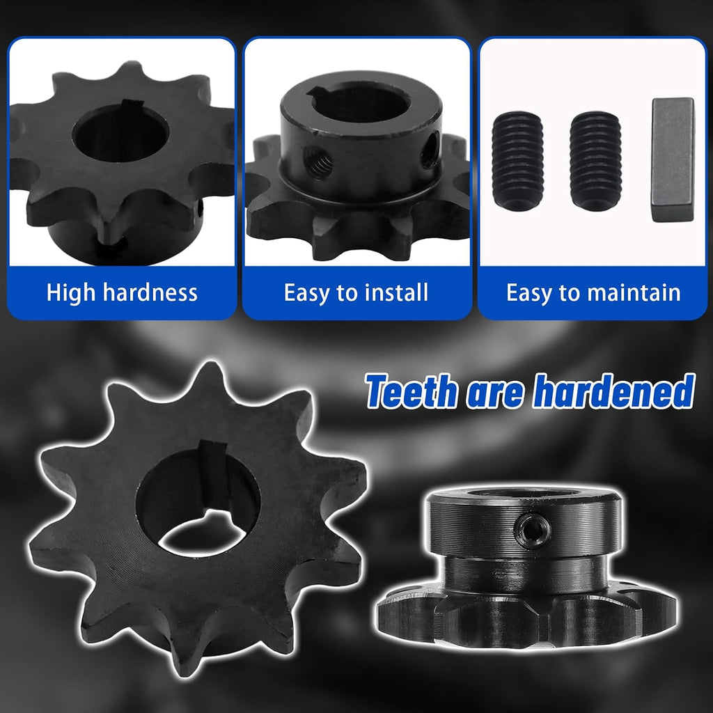 #50 Roller Chain Sprocket Type B 3/4 inch Bore 10 Tooth 50BS10