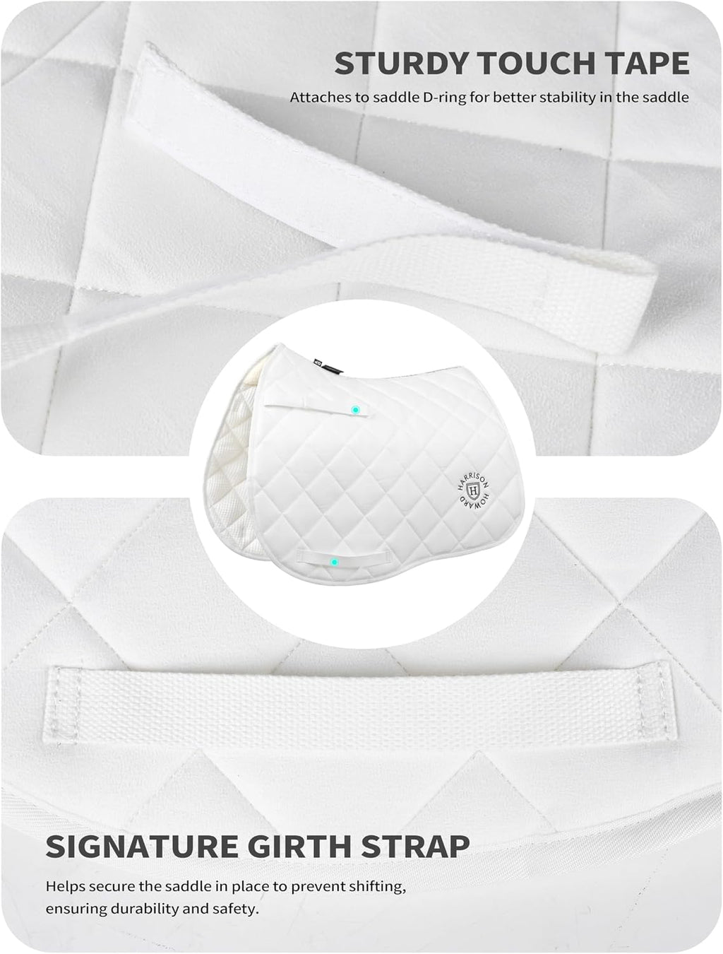 English Saddle Pad for Horse Riding, All Purpose Saddle Pad