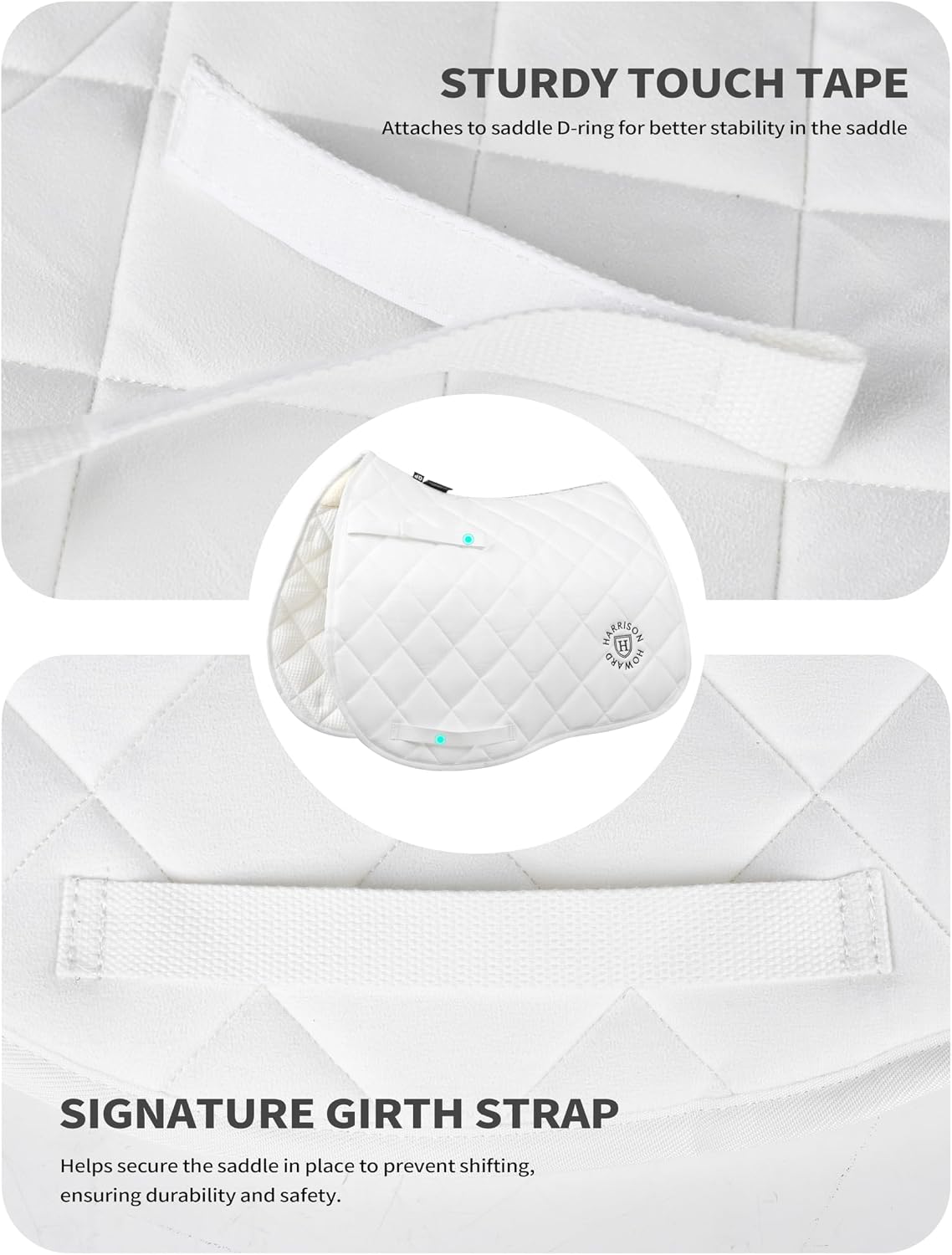 English Saddle Pad for Horse Riding, All Purpose Saddle Pad