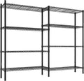 8-Tier Wire Shelving Unit,49.2''W Storage Shelves,Metal Shelving for Storage Rack Shelves for Storage Heavy Duty