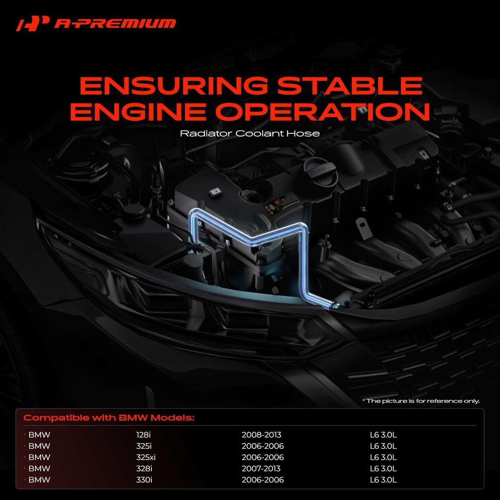 A-Premium Lower Engine Radiator Coolant Hose Compatible with BMW