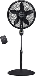 Lasko Cyclone Oscillating Pedestal Fan - Adjustable to 54" - 1843 - Black