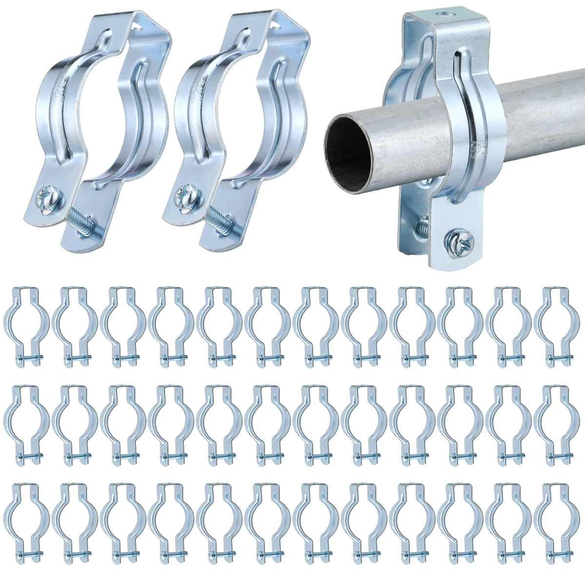 Yaocom EMT Conduit Hanger with Bolt, 25 Pcs, 1 Inch
