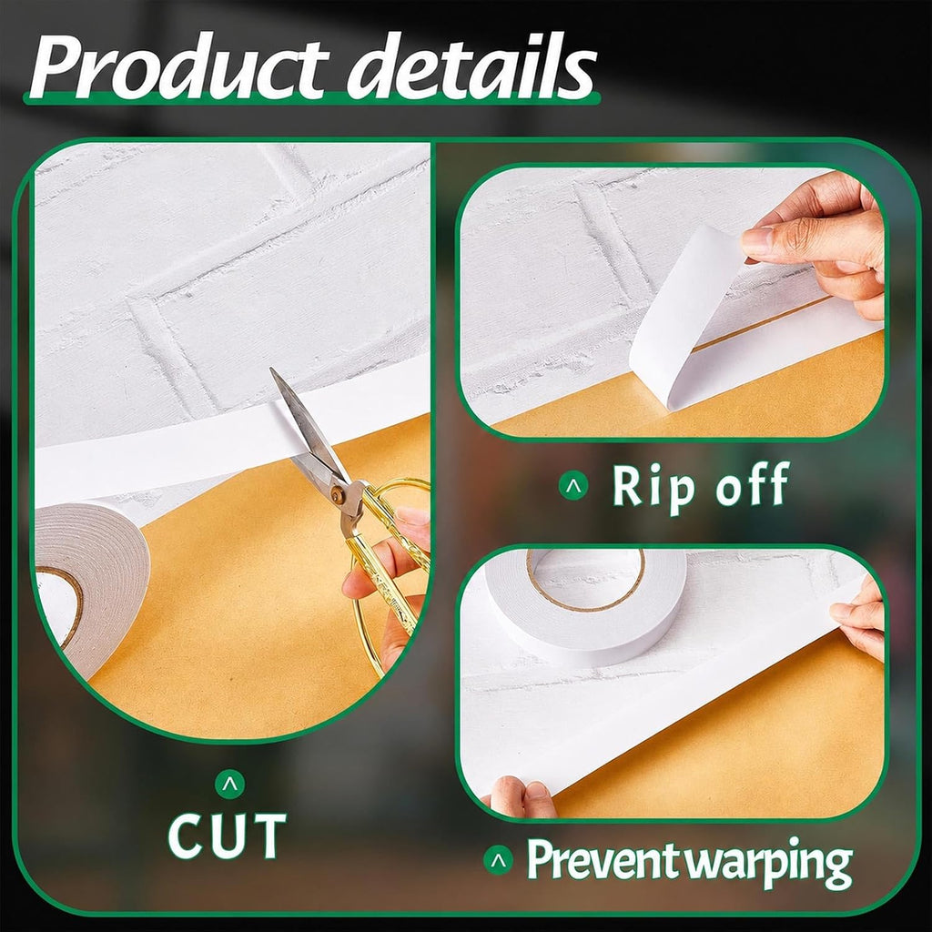 6 Rolls Heavy Duty Banner Hem Tape Full 984 ft Mounting Tape