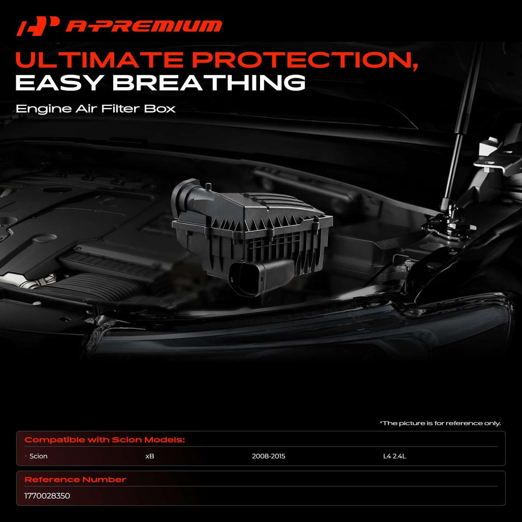 A-Premium Engine Air Filter Cleaner Box Housing Compatible with Scion