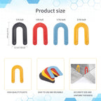400PCS Plastic Shims, Horseshoe Shims, U Shaped Tile Spacers