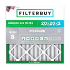 20x20x2 Air Filter MERV 8 Dust & Allergy Defense (1-Pack)