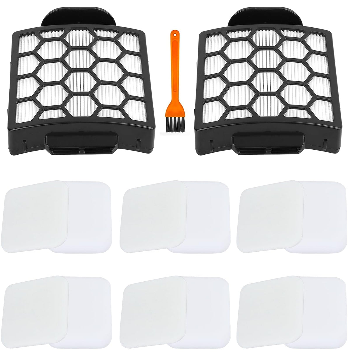 14 Pack Replacement Filter Kit for Shark ZU102 ZU60 Navigator Zero-M Vacuum