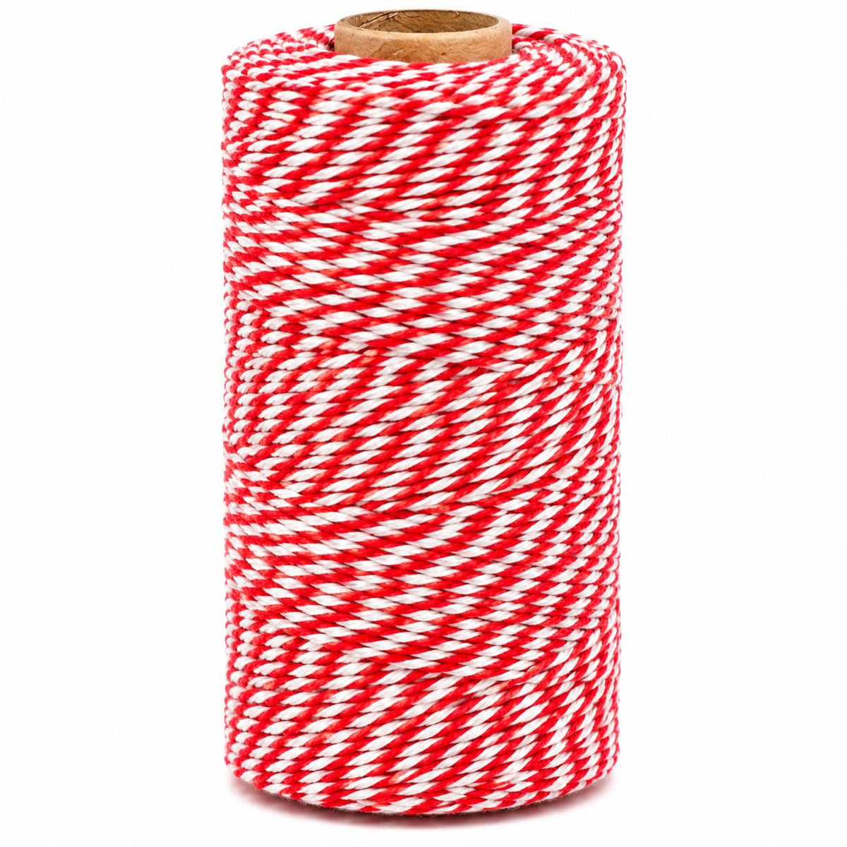 Red and White Bakers Twine, 656 Feet x 1.3mm