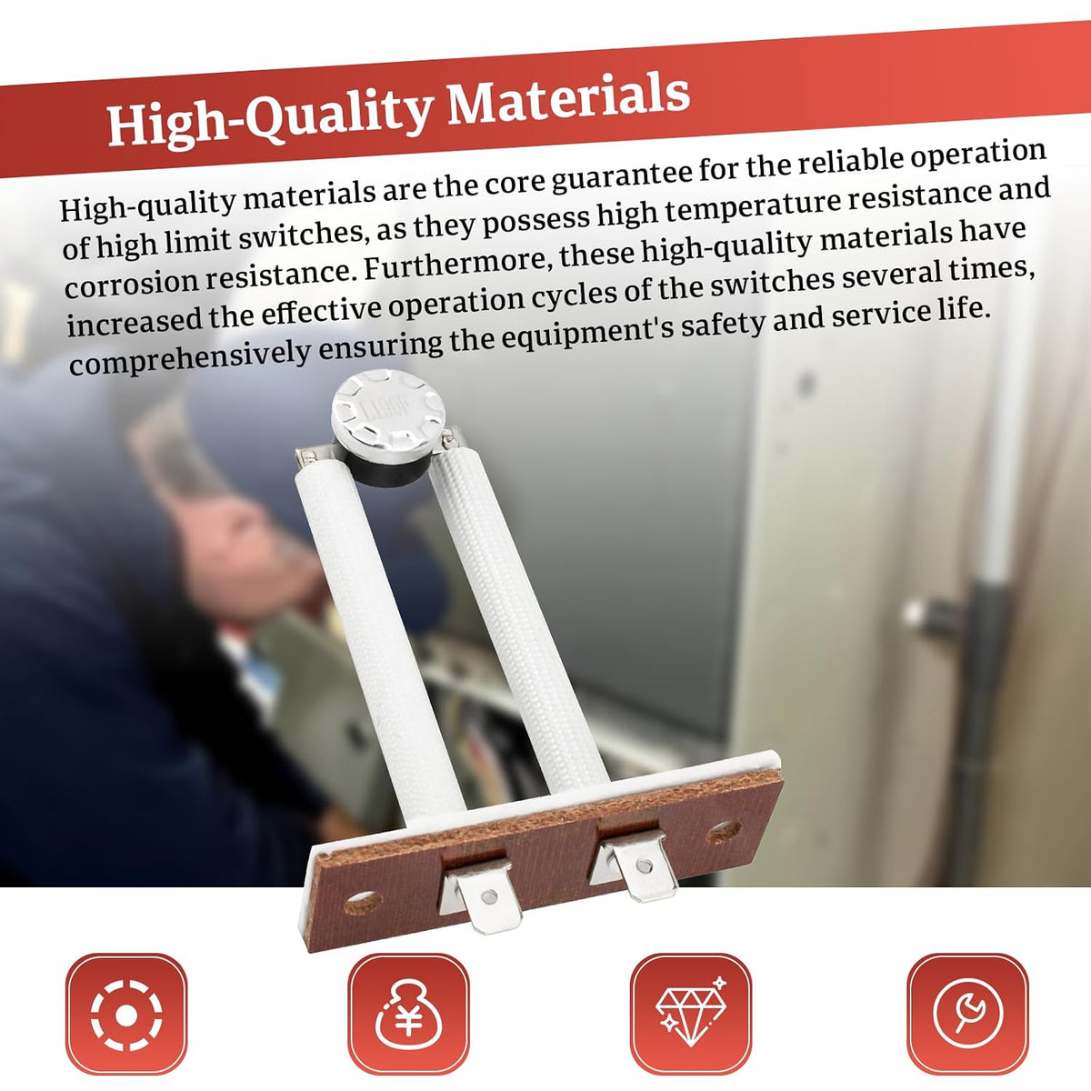 SWT01612 / SWT-1612 Furnace Limit Switch Fits for Trane ＆ American Standard