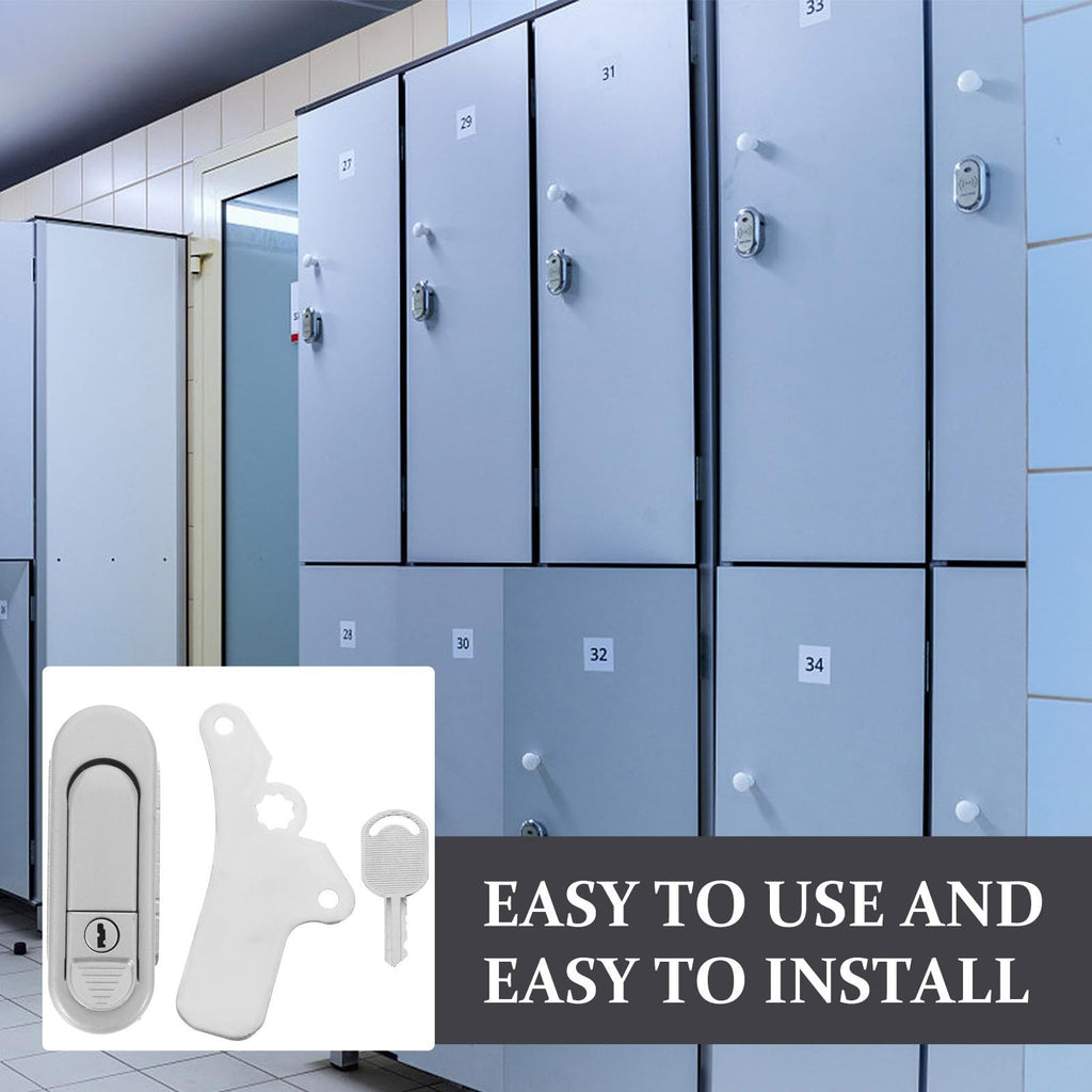 Zinc Alloy Electrical Cabinet Flat Lock Replacement for Server Racks