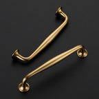 Champagne Bronze Cabinet Handles Solid Pulls 5 Inch 10 Pack