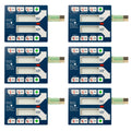 6 Pack 9801-059-004 9801-059-005 Touchpad Control Panel for Dexter Stack Dryer 9801-059-006-Replaces DDAD50KC DDBD50 DDBD50KC