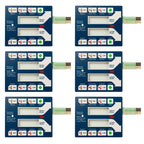 6 Pack 9801-059-004 9801-059-005 Touchpad Control Panel for Dexter Stack Dryer 9801-059-006-Replaces DDAD50KC DDBD50 DDBD50KC