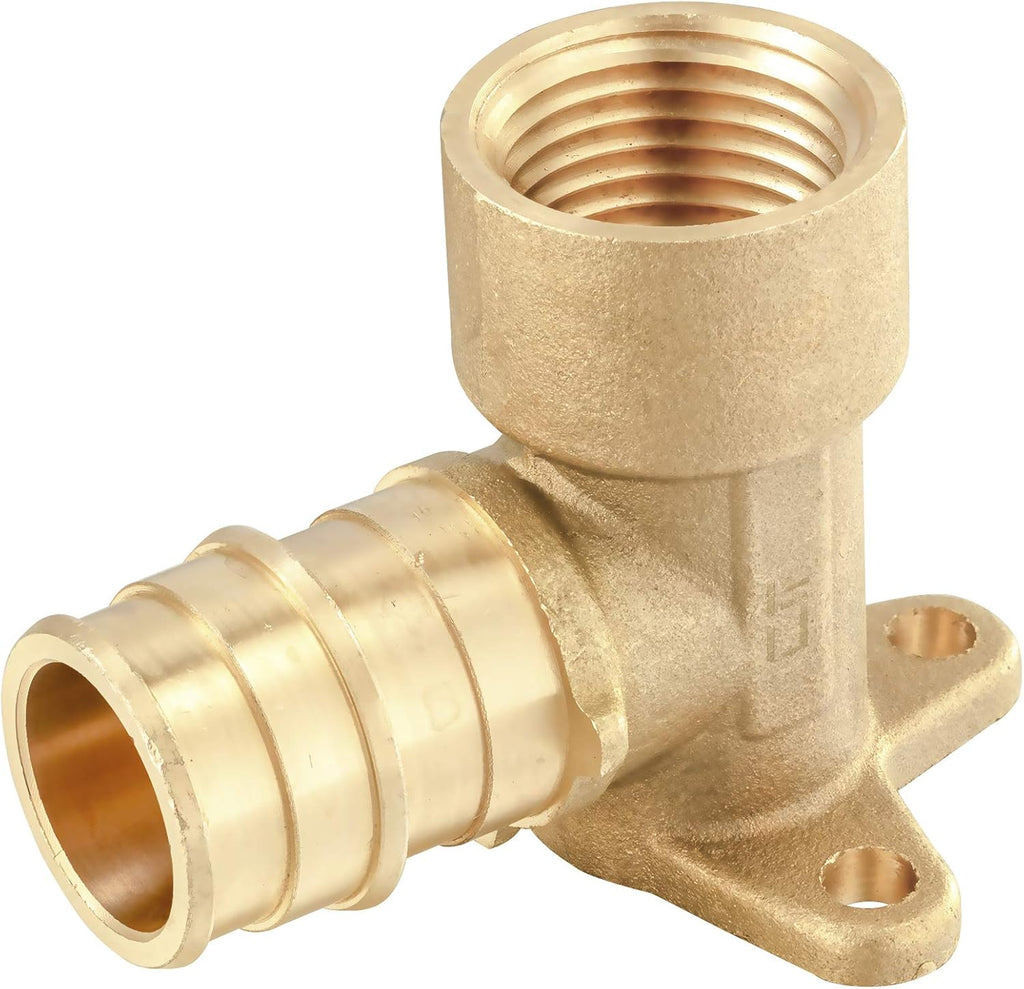 2 piece EFIELD 3/4"Pex A x 1/2" Female NPT Drop-ear Elbow