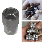 DPTOOL Lug Nut Extractor Set, Bolt Nut Extractor, Wheel Lock Removal Kit