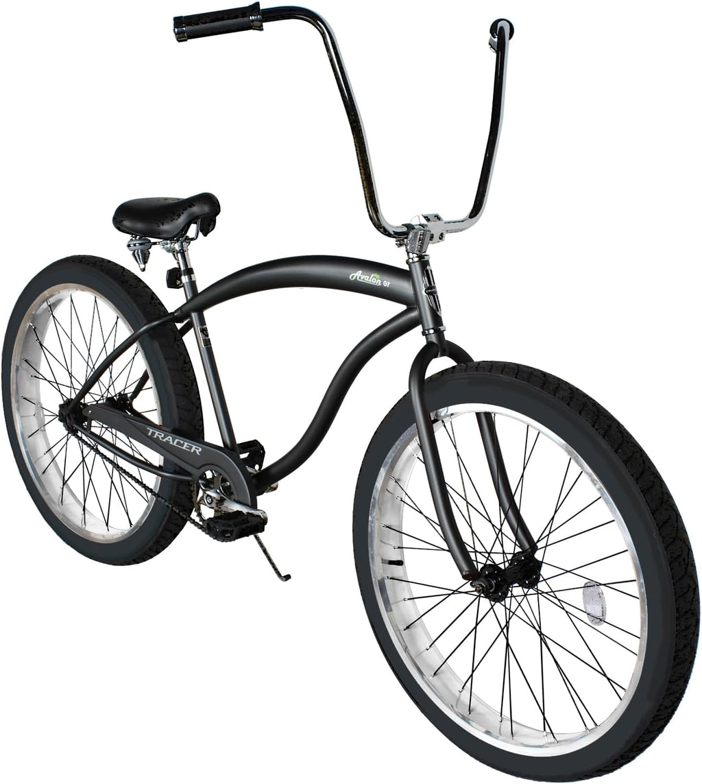 Avalon 26 & 29 Inch Beach Cruiser Bike for Adult Men & Women, 1/7-Speed Disc Brake 3.0 Fat tire Low Step-Through