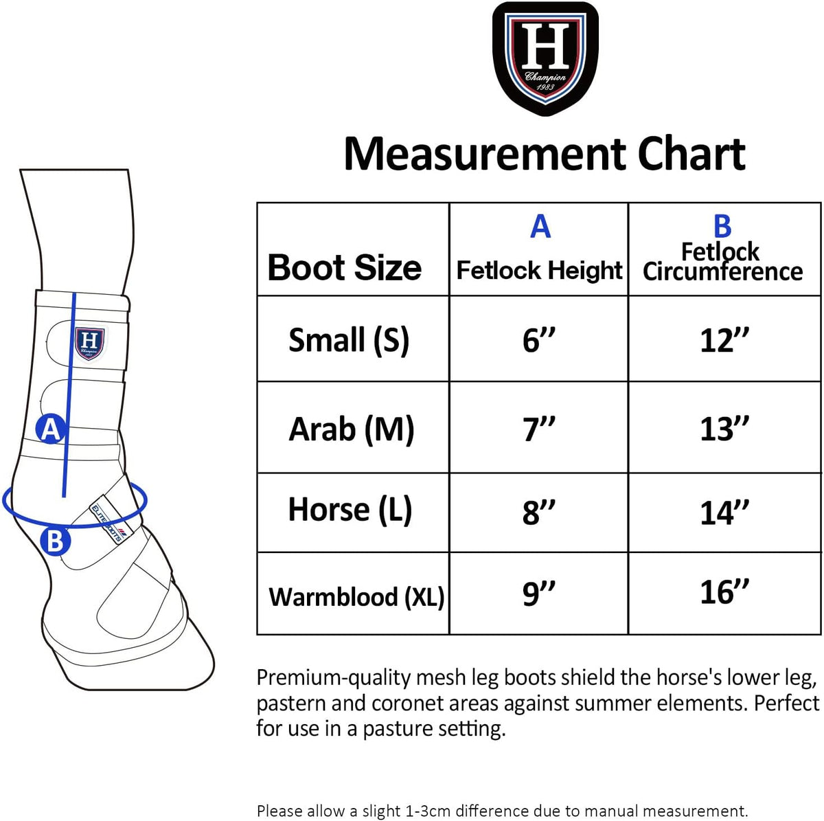 Horse Fly Boots Perfect Contoured Fit Leg Guards Dense Mesh Boots with Ventilated Comfort Reliable Protection from