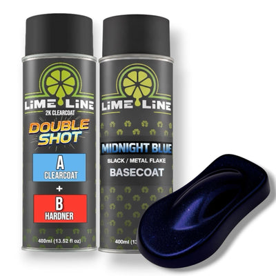 Shadow Line Basecoat Aerosol Spray Paint, Professional Automotive Spray Paint, Color Shift Black to Metallic Finish