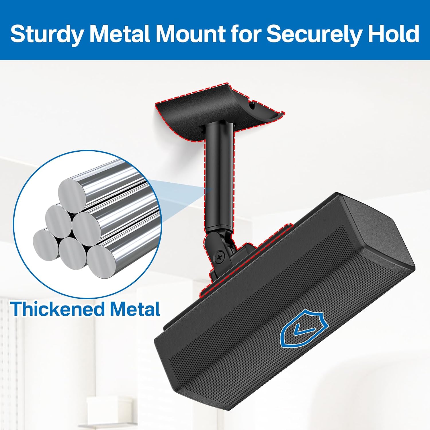 Angle Adjustable Speaker Mount for Bose Speaker Wall Mounts - Wall & Ceiling Mount for Bose UB-20 Series II