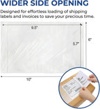 300 Pcs Packing List Envelopes 6''x10'', Adhesive Shipping Sleeves Clear Shipping Label Pouches for Mailing