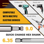 WOBLLMX 1-1/2" Forstner Drill Bit with 3/8" Quick Change Hex Shank
