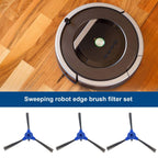 Micro Traders 12Pcs Side Brushes & Filters Replacement Compatible with Bagotte BG600 BG700 BG80 Robotic Vacuum Cleaner Roller Side Brush Filter