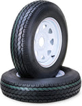 Trailer Tire Wheel ST205/75D15 6PR 101L 5X4.5 White Spoke Pk2