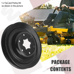 72124 Fan and Pulley Kit for Hydro-Gear Transmission 53821 53812 44133