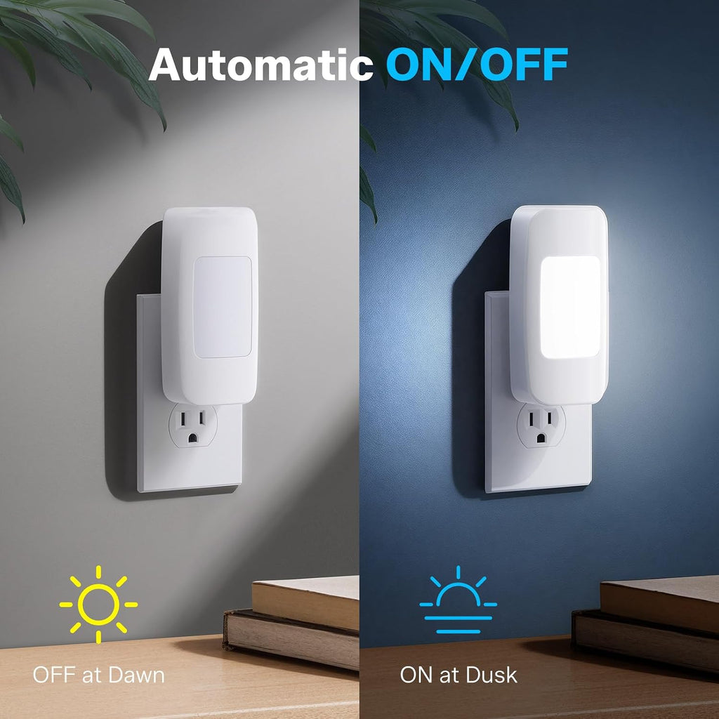 3 Pcs LED Emergency Lights for Home Power Failure Night Light Dusk to Dawn