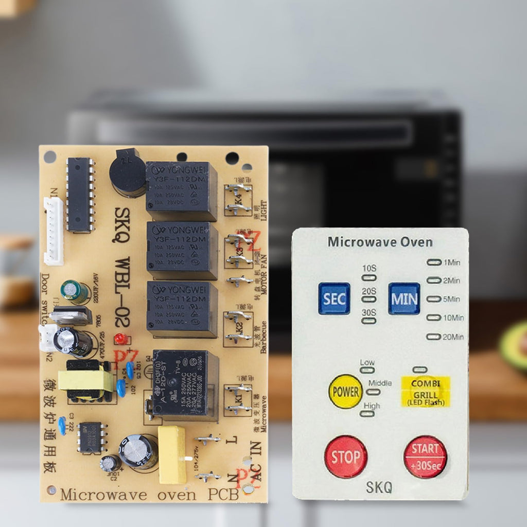 Microwave Oven Board Motherboard Repair Modified Circuit Accessories Ultra-Thin Button Replacement Electrical
