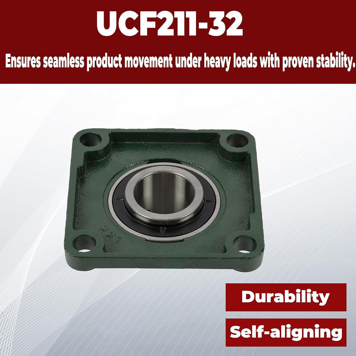 findmall UCF211-32 Pillow Block Bearing Units 2 Inch Bore