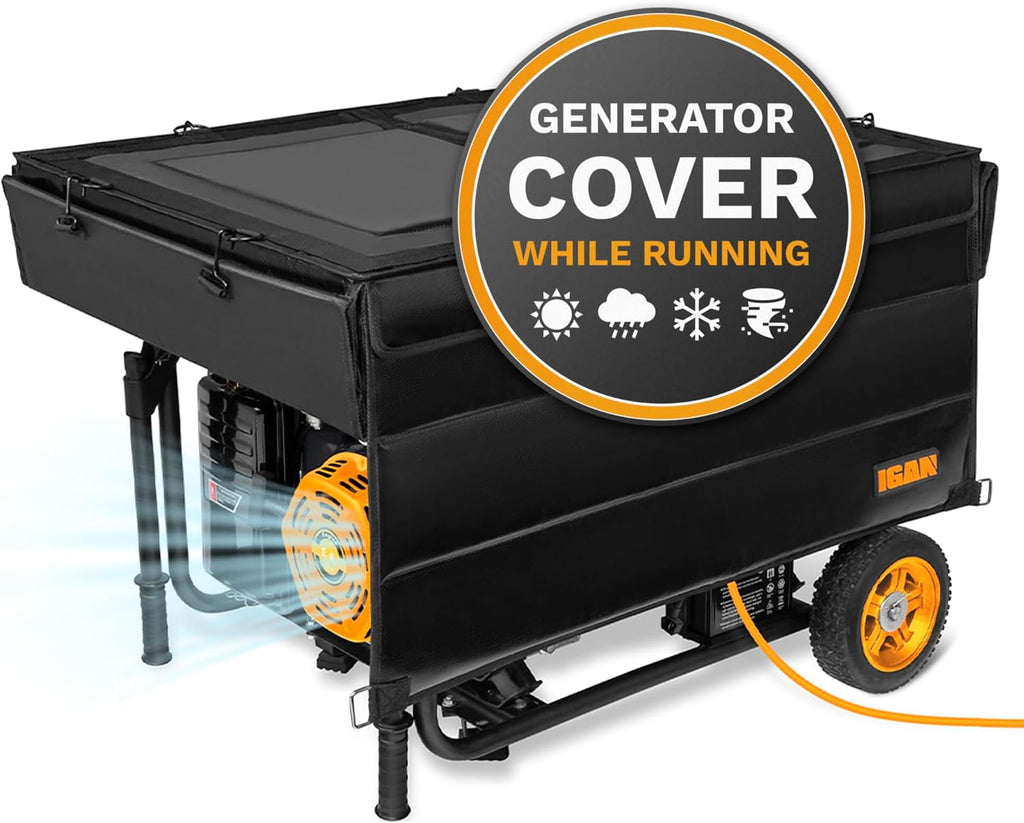 Generator Covers While Running for most 3500w-12000w Generators - Ultra Heavy Duty Generator Covers for Outside