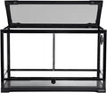 Tempered Glass Reptile Terrarium 30 Gallon, Wide Reptiles Tank 30" x 12"x 18" for Reptile Pets Bearded Dragon Gecko