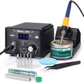 939D+ Digital Soldering Station, 75W Equivalent with Precision Heat Control (392°F to 896°F) and Built-in