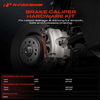 A-Premium Rear Side Disc Brake Hardware Kit