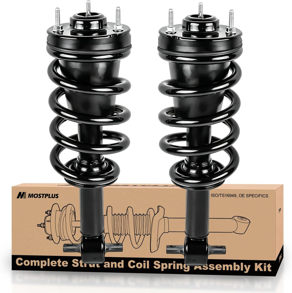 MOSTPLUS 189105 139105 Front Complete Strut Assemblies Compatible for 2007-2013 Chevy Silverado/GMC Sierra 1500 (Set of 2)