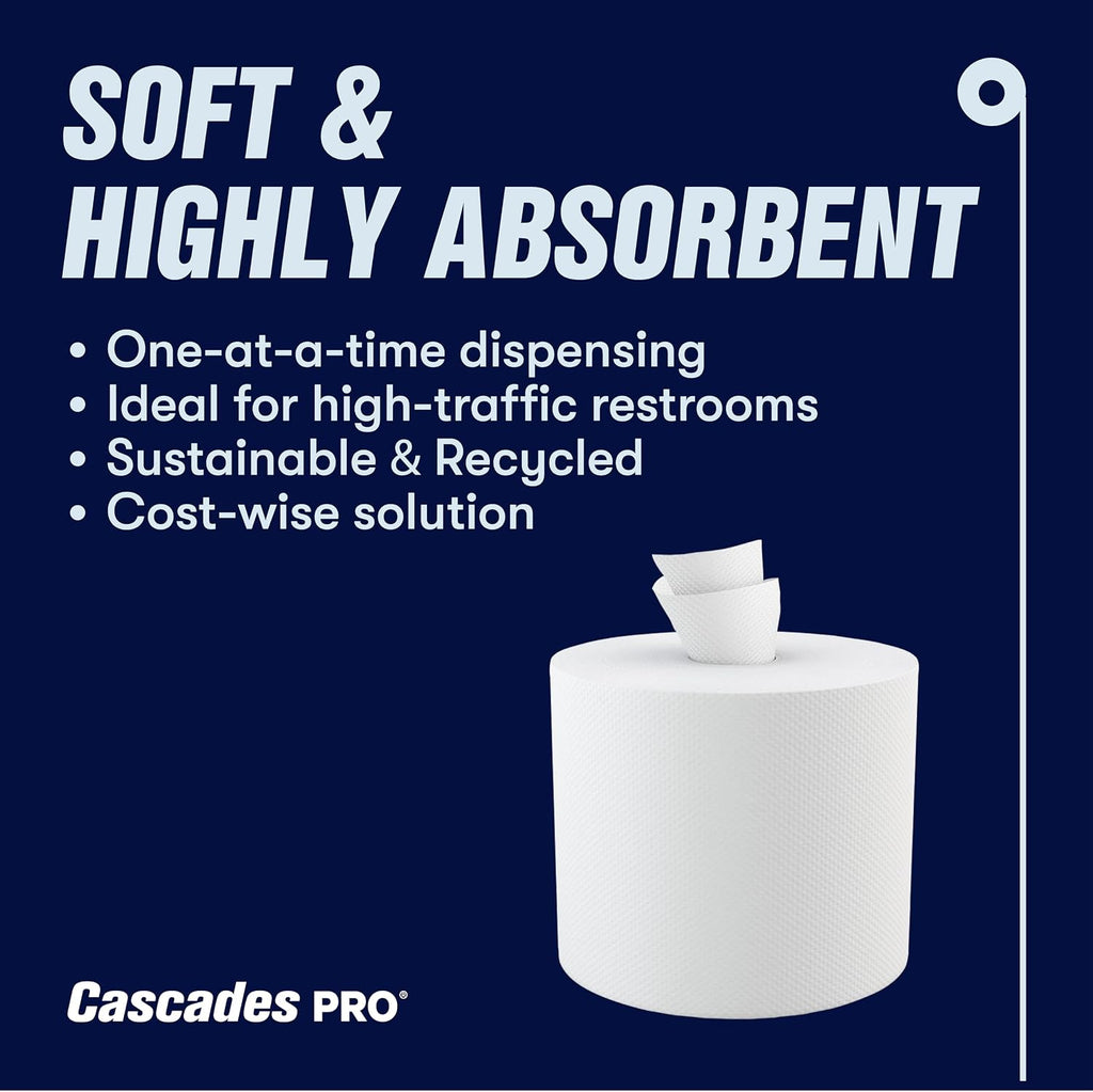 Select Centerpull Paper Towels H153, 600 Sheets, White