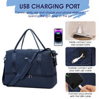 Personal Item Travel Bag, Carry On Weekender Bag for Women