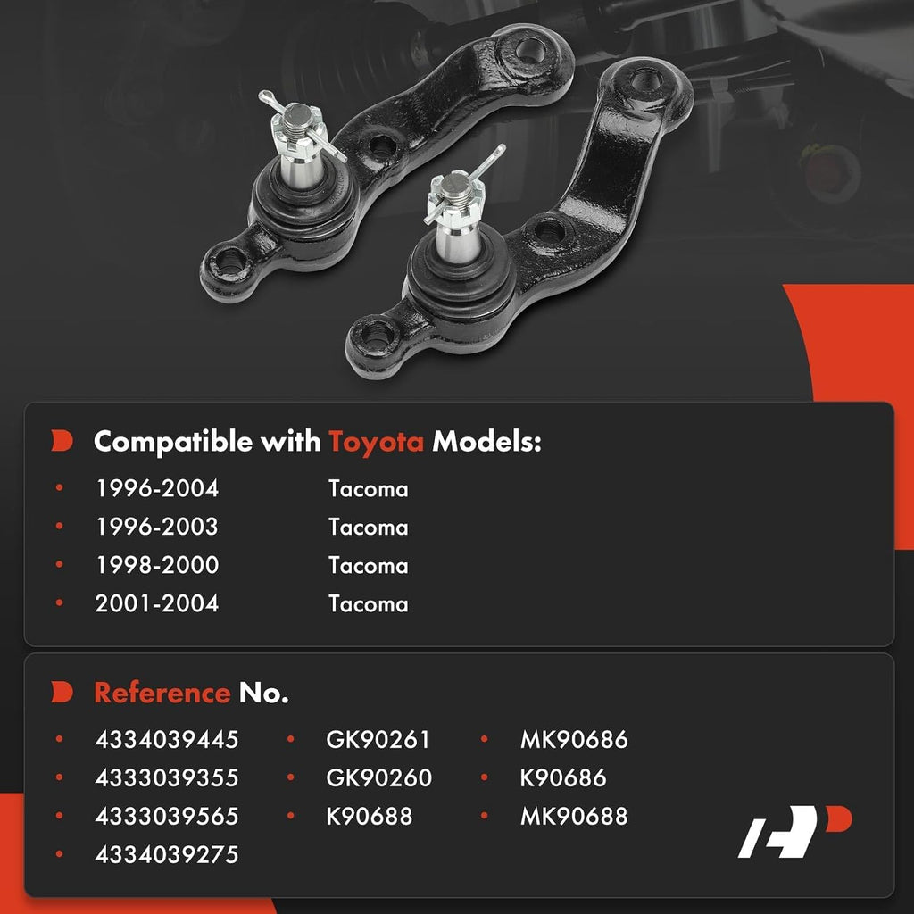 A-Premium Front Lower Ball Joint - Forge Steel, Compatible with Toyota