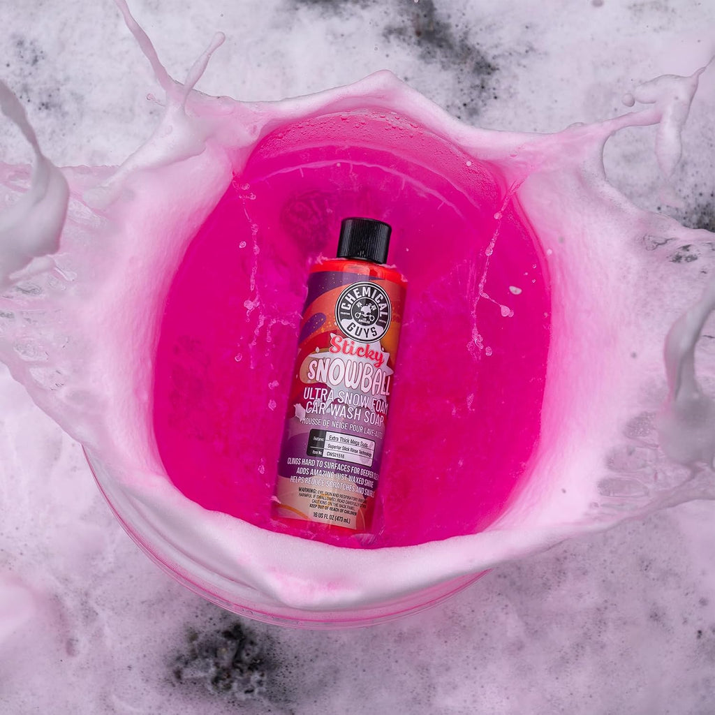 Sticky Snowball Ultra Snow Foam Wash Soap, Cherry, 16 oz