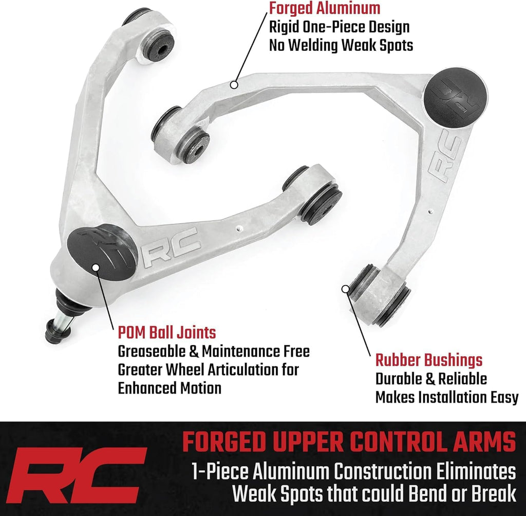 Rough Country Forged Upper Control Arms for 2009-2020 Ford F-150 4WD - 51036