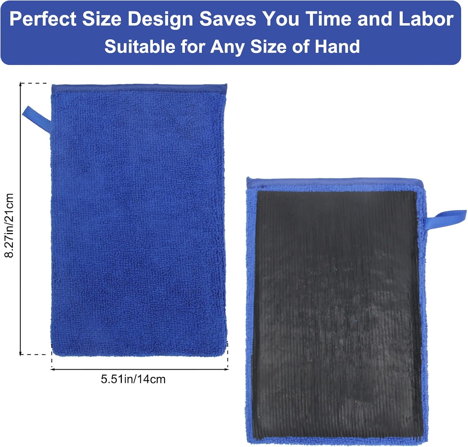 Clay Mitt 2 Pack, Clay Bar Mitt for Car Detailing Glove | Clay Bar Infused Mitt for Auto Detailing Clay Bar