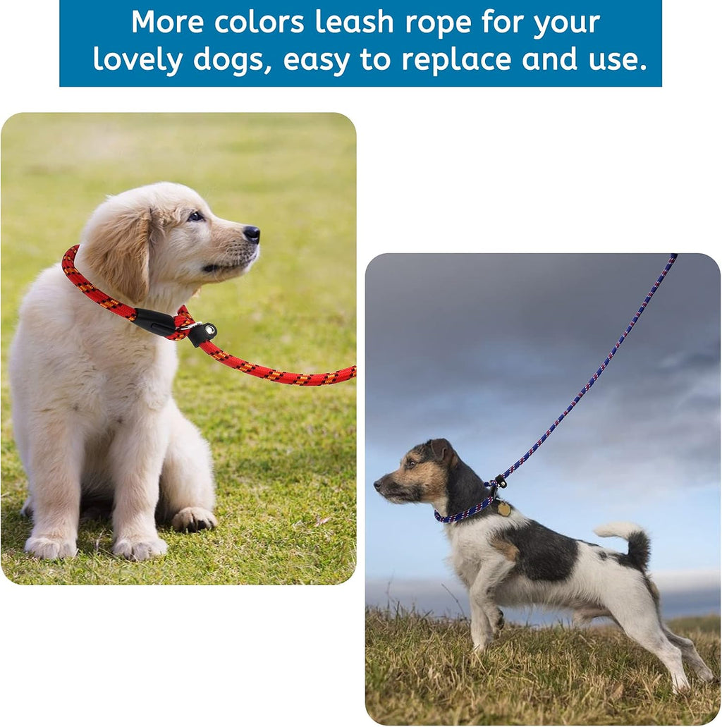 2PCS Durable Dog Slip Rope Leash, 5 FT Dog Training Leash