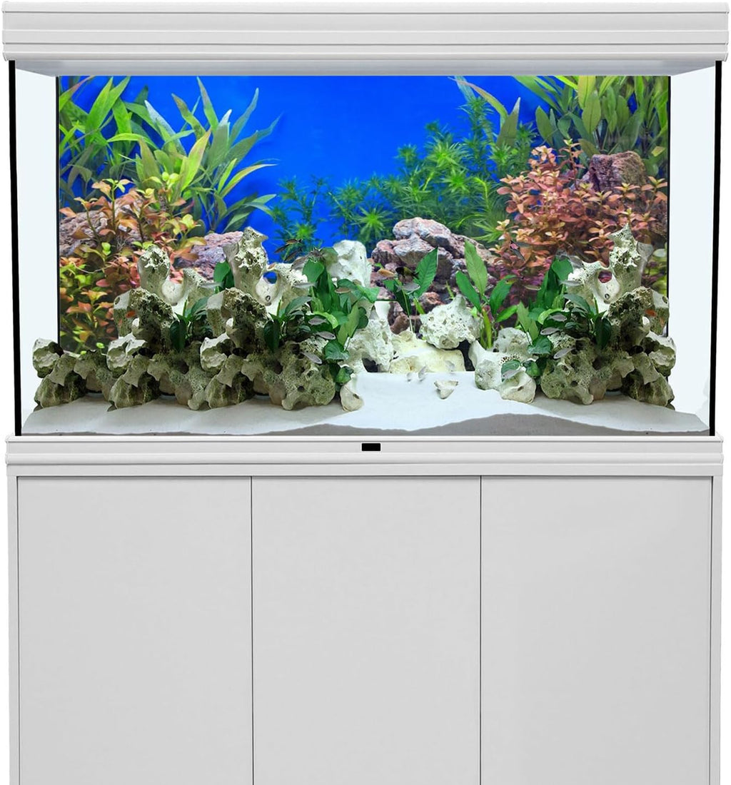 30x18 in Aquatic Plant Fish Tank Background Stone Aquarium Backdrop