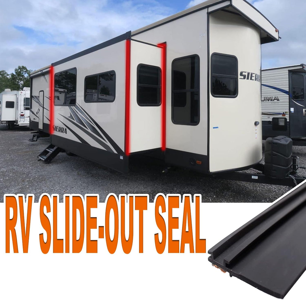 018-341 RV Slide Out Seal Base Fits RV Camper Slideout System