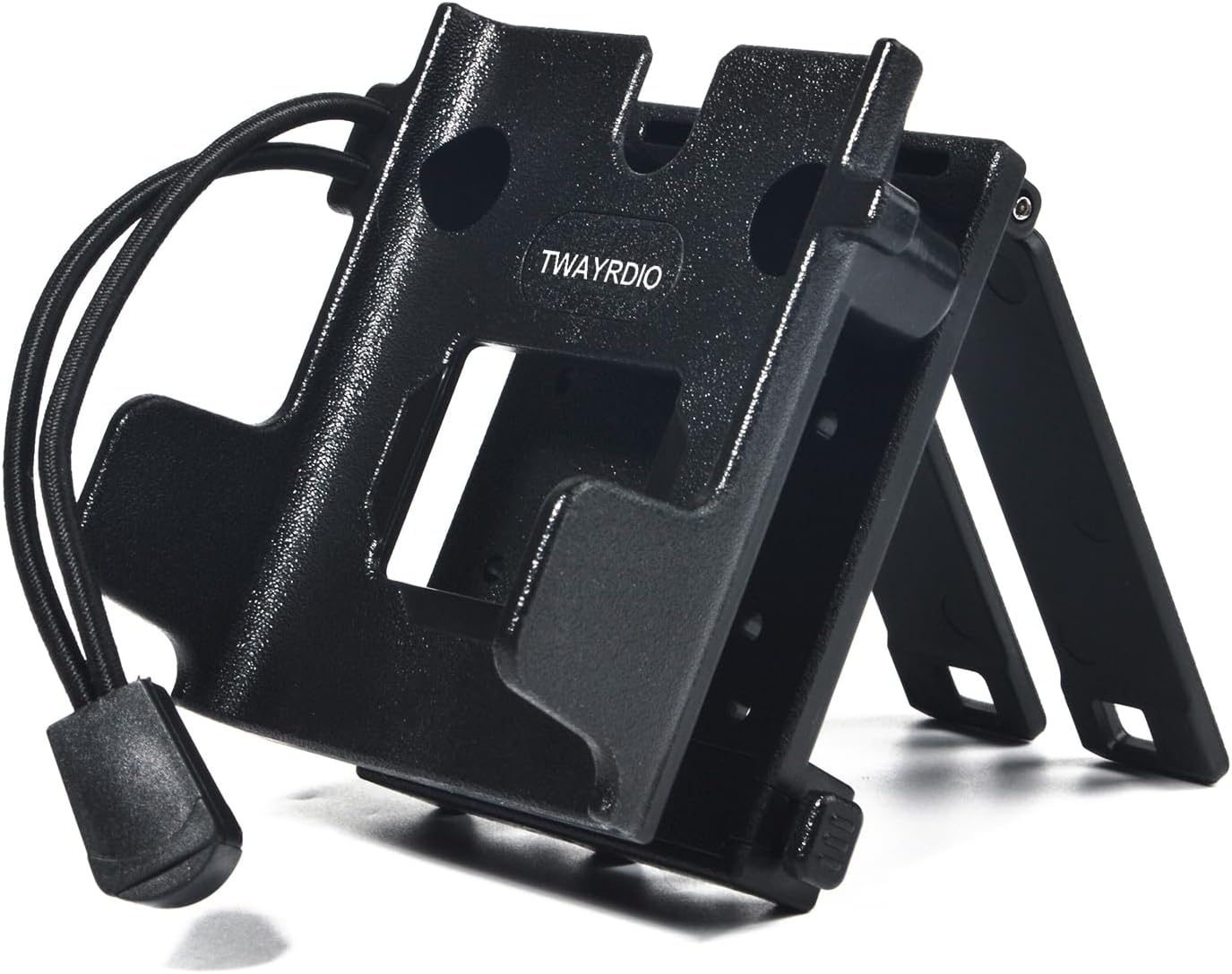 Handheld Radio Holster Holder w/Molle Attachment Clip for 1.75"/2"/2.25'' Belts, Tactical Vests, Backpacks, Universal
