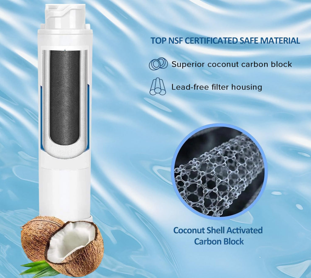 EPTWFU01 Water Filter Replacement Compatible for EPTWFU01, EWF02, Pure Source Ultra II, Puresource Ultra 2, SCWFTCTO